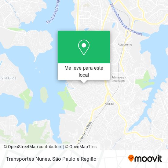 Transportes Nunes mapa