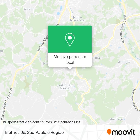 Eletrica Je mapa