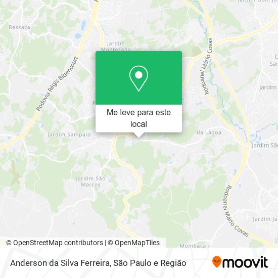 Anderson da Silva Ferreira mapa