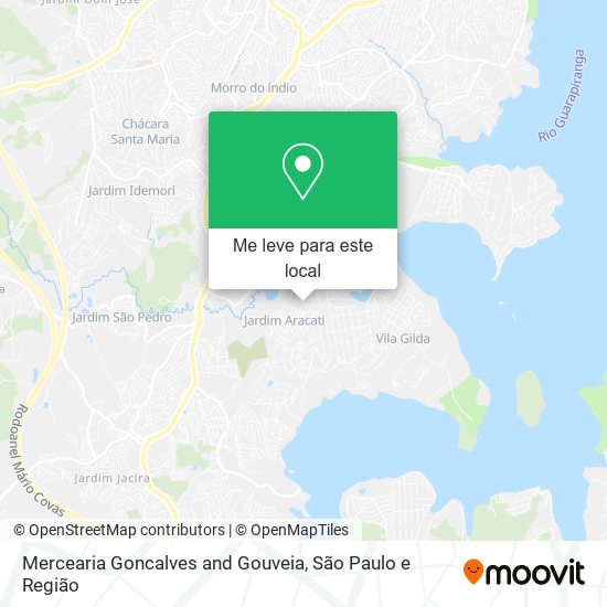 Mercearia Goncalves and Gouveia mapa