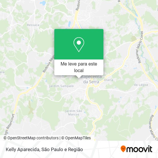 Kelly Aparecida mapa