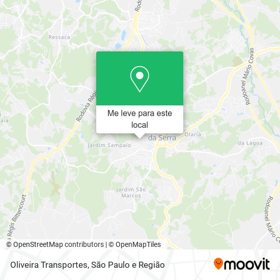 Oliveira Transportes mapa