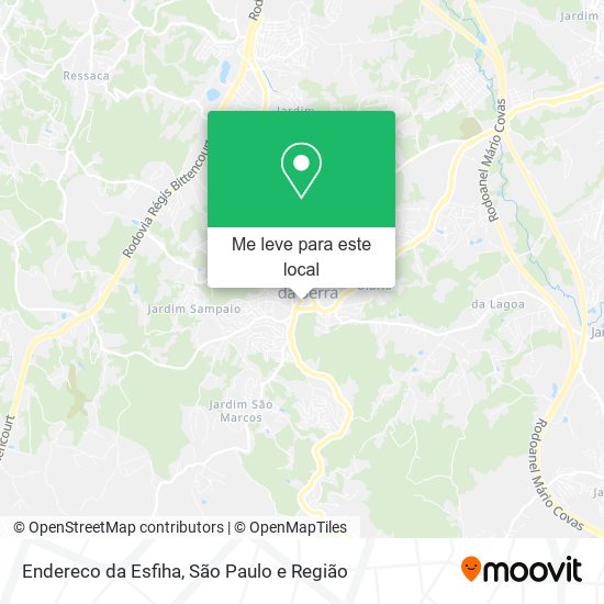 Endereco da Esfiha mapa