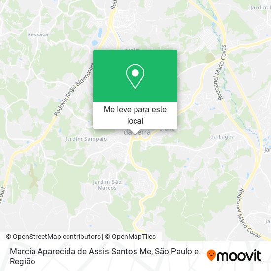Marcia Aparecida de Assis Santos Me mapa