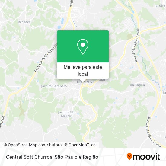 Central Soft Churros mapa