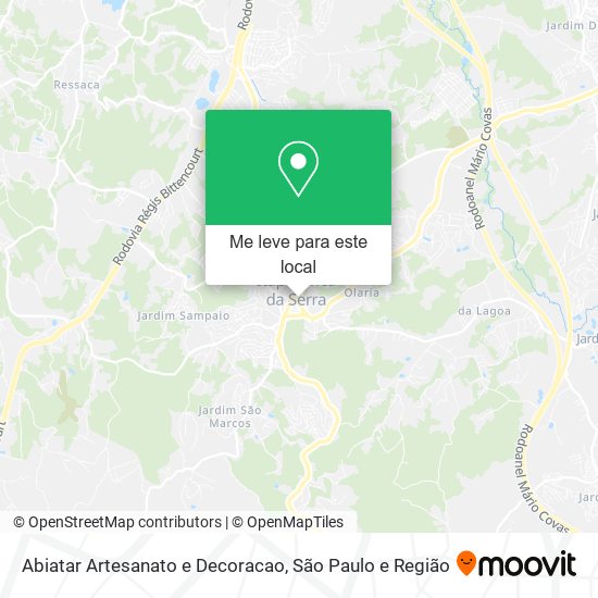 Abiatar Artesanato e Decoracao mapa