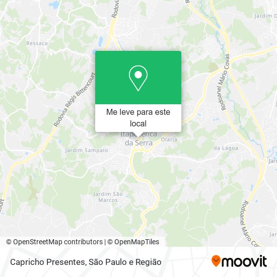 Capricho Presentes mapa