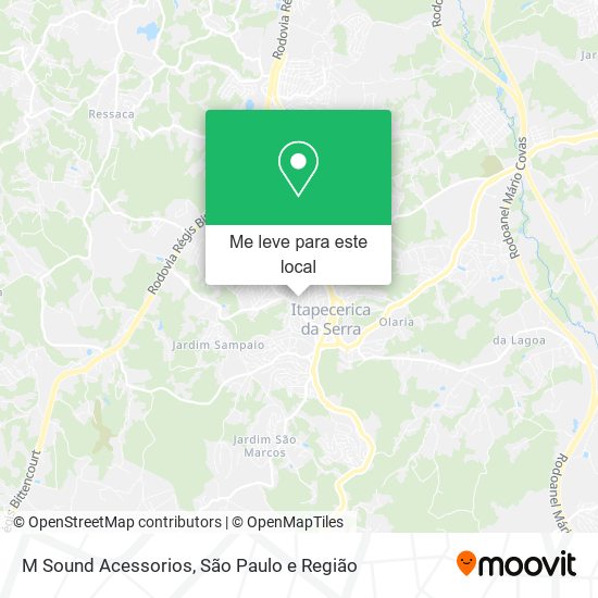 M Sound Acessorios mapa