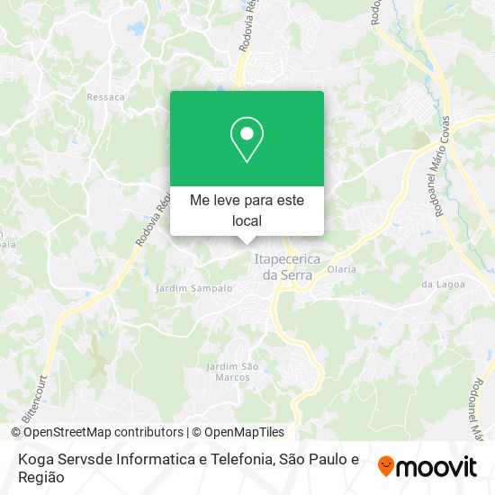 Koga Servsde Informatica e Telefonia mapa