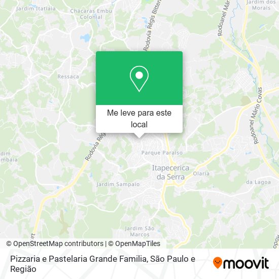 Pizzaria e Pastelaria Grande Familia mapa