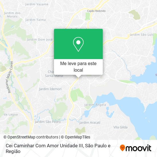 Cei Caminhar Com Amor Unidade III mapa