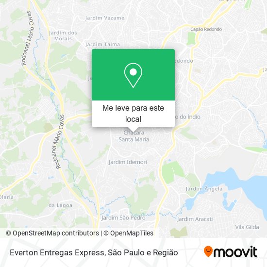 Everton Entregas Express mapa