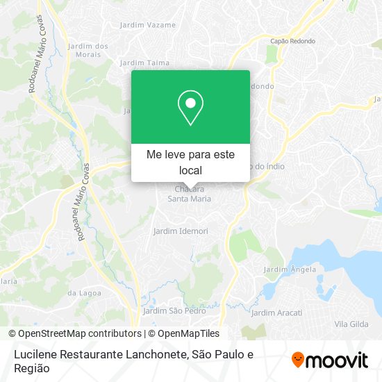 Lucilene Restaurante Lanchonete mapa