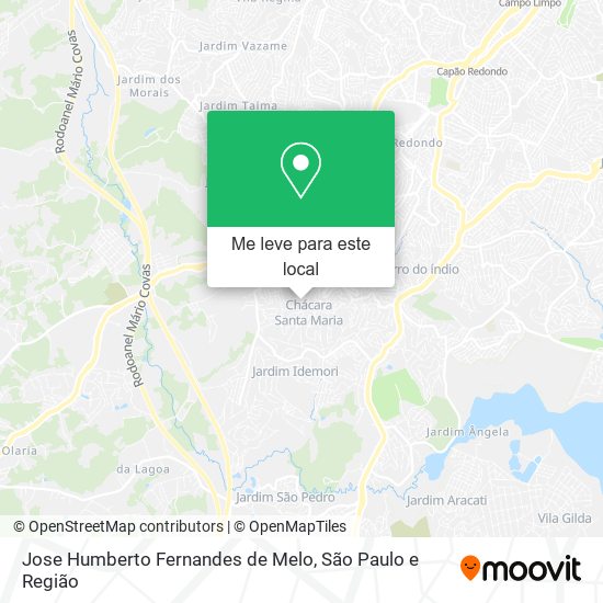 Jose Humberto Fernandes de Melo mapa