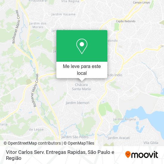 Vitor Carlos Serv. Entregas Rapidas mapa