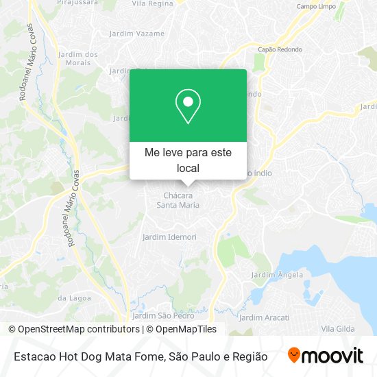 Estacao Hot Dog Mata Fome mapa