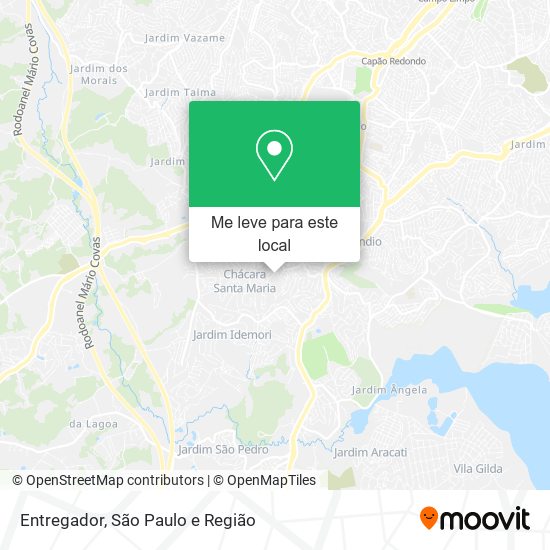 Entregador mapa