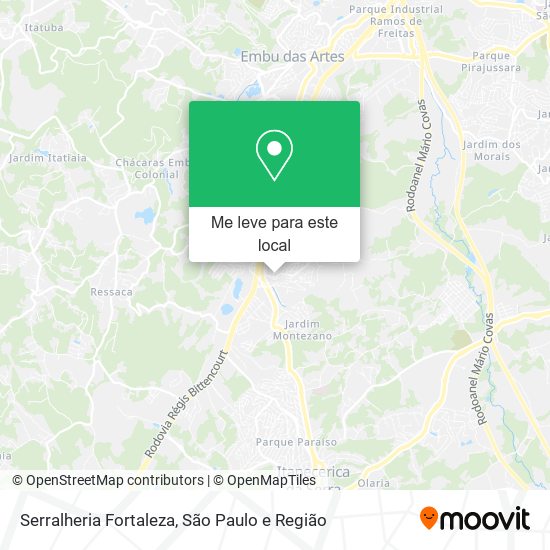 Serralheria Fortaleza mapa