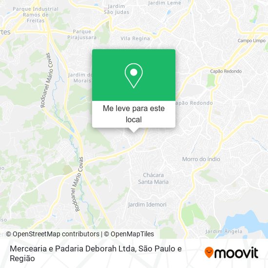 Mercearia e Padaria Deborah Ltda mapa