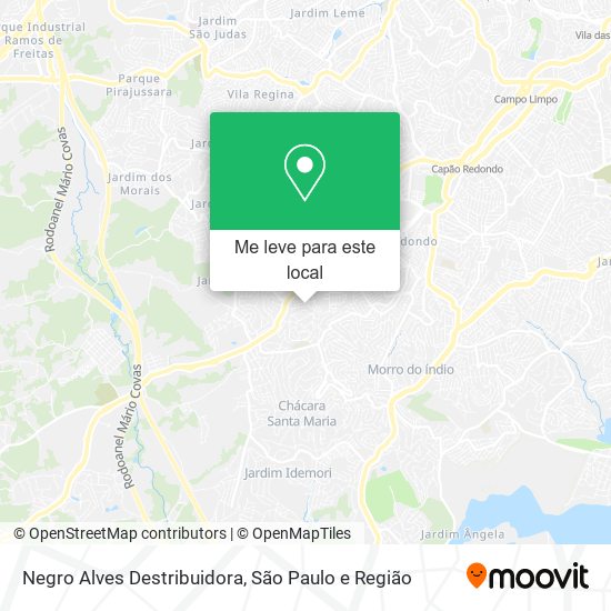 Negro Alves Destribuidora mapa