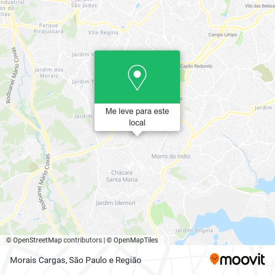 Morais Cargas mapa