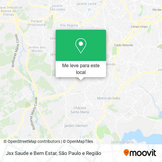 Jsx Saude e Bem Estar mapa