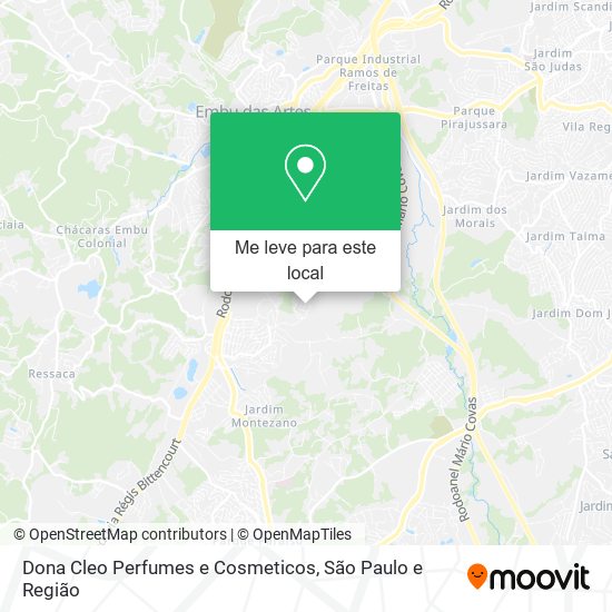 Dona Cleo Perfumes e Cosmeticos mapa