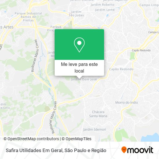 Safira Utilidades Em Geral mapa