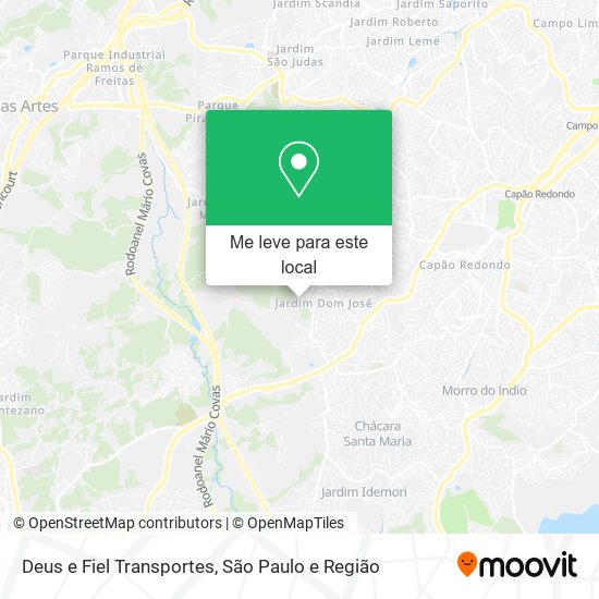 Deus e Fiel Transportes mapa