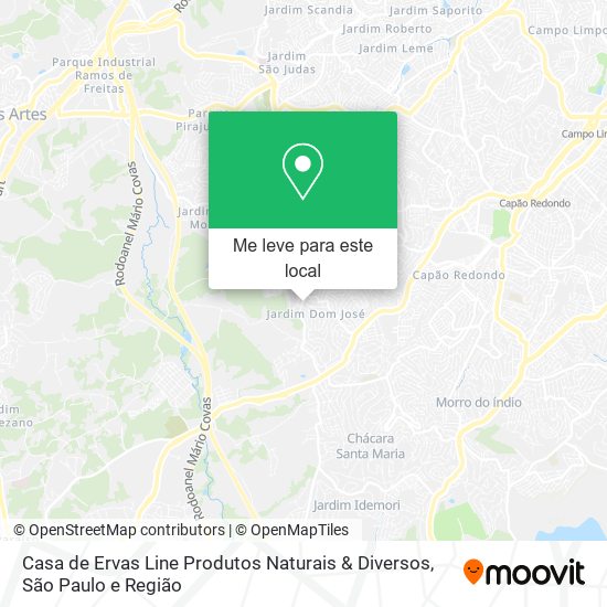 Casa de Ervas Line Produtos Naturais & Diversos mapa