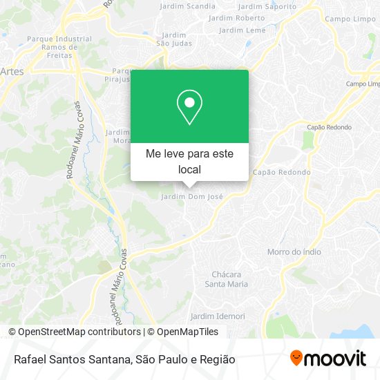 Rafael Santos Santana mapa