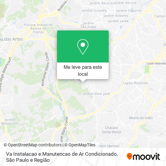 Va Instalacao e Manutencao de Ar Condicionado mapa