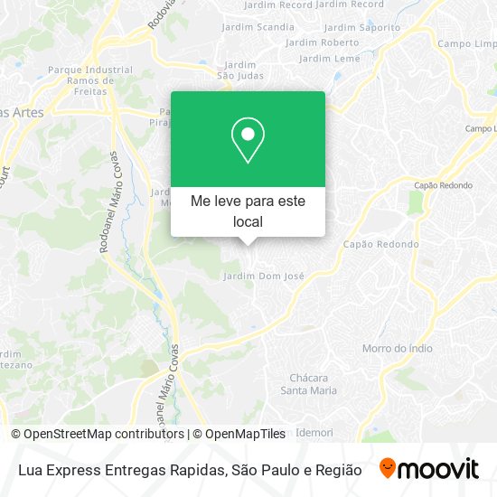 Lua Express Entregas Rapidas mapa