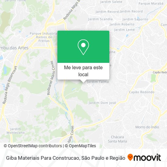 Giba Materiais Para Construcao mapa