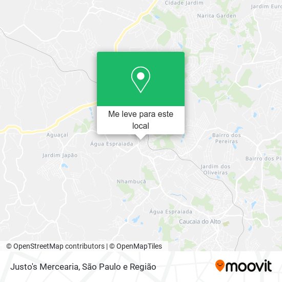 Justo's Mercearia mapa