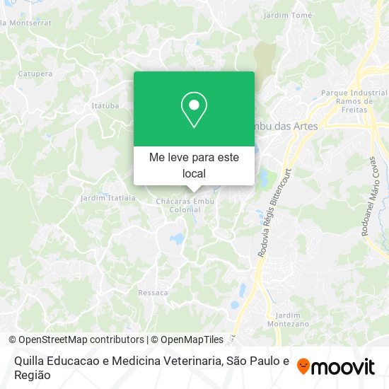 Quilla Educacao e Medicina Veterinaria mapa