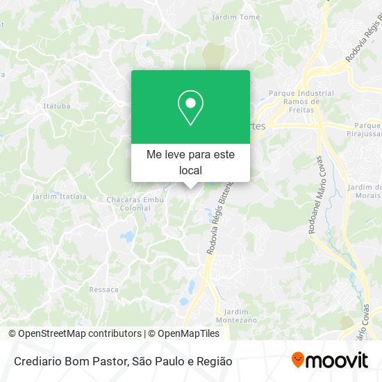 Crediario Bom Pastor mapa