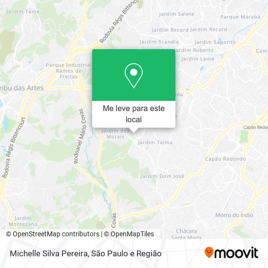 Michelle Silva Pereira mapa