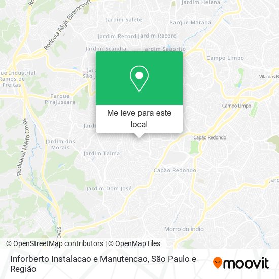 Inforberto Instalacao e Manutencao mapa