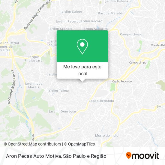 Aron Pecas Auto Motiva mapa