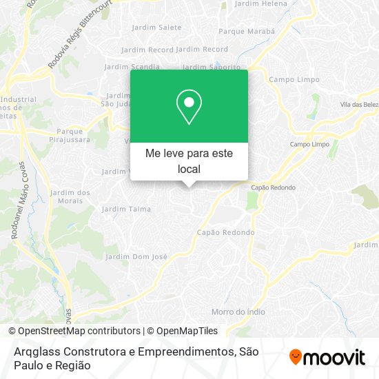 Arqglass Construtora e Empreendimentos mapa