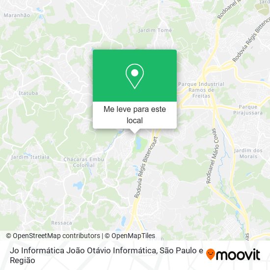 Jo Informática João Otávio Informática mapa