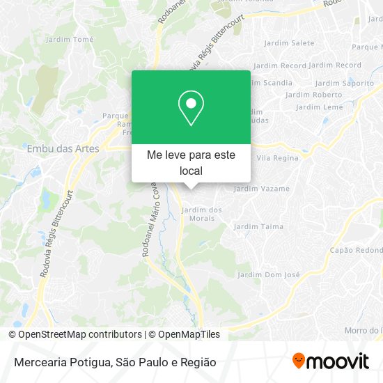 Mercearia Potigua mapa