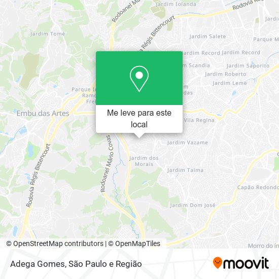 Adega Gomes mapa