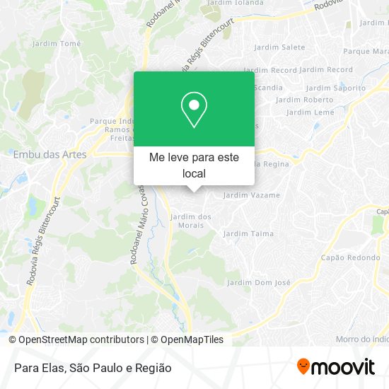 Para Elas mapa