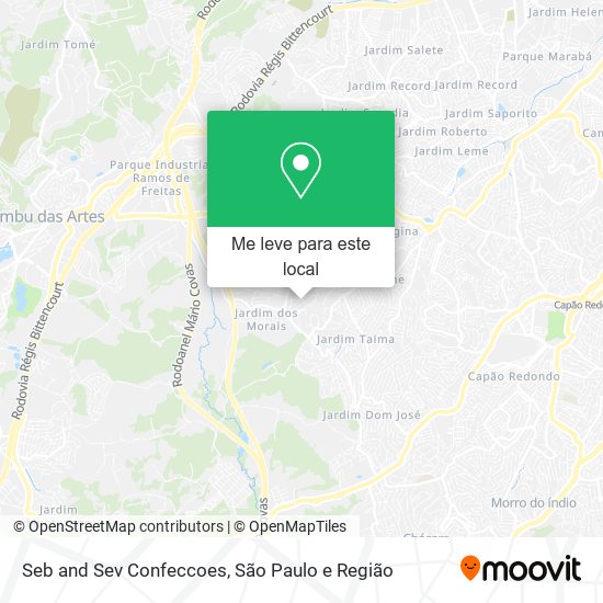 Seb and Sev Confeccoes mapa