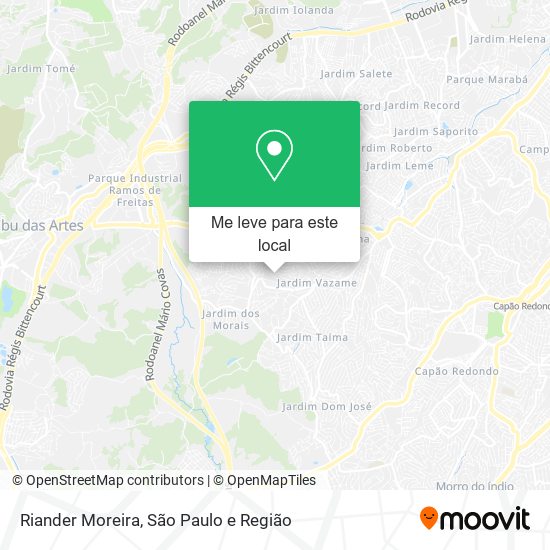 Riander Moreira mapa