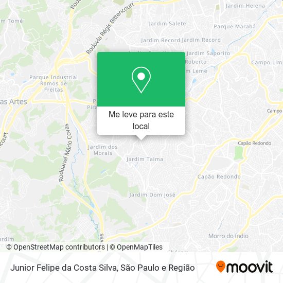 Junior Felipe da Costa Silva mapa