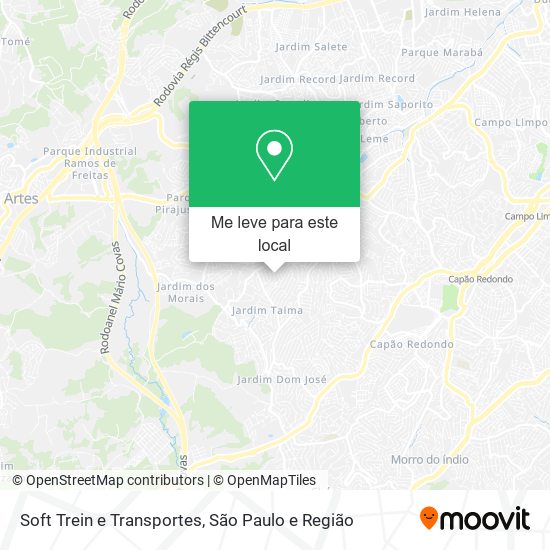 Soft Trein e Transportes mapa