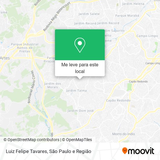 Luiz Felipe Tavares mapa